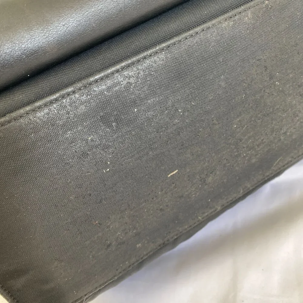 TUMI Laptop Bag Leather Nylon Briefcase Business Travel 2961D Crossbody Messenge